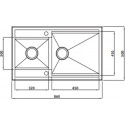 Мойка кухонная Kaiser KT2M-8650