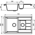 Мойка кухонная Marrbaxx Блонди Z210Q005 песочный