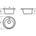 Мойка кухонная Marrbaxx Венди Z004Q005 песочный