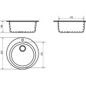 Мойка кухонная Marrbaxx Виктори Z030Q002 бежевый