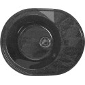 Мойка кухонная Mixline ML-GM Gloss 02 черная