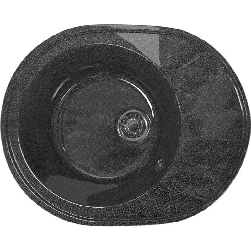 Мойка кухонная Mixline ML-GM Gloss 02 черная
