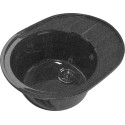 Мойка кухонная Mixline ML-GM Gloss 02 черная