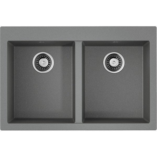 Мойка кухонная Omoikiri Bosen 80-2-GR leningrad grey