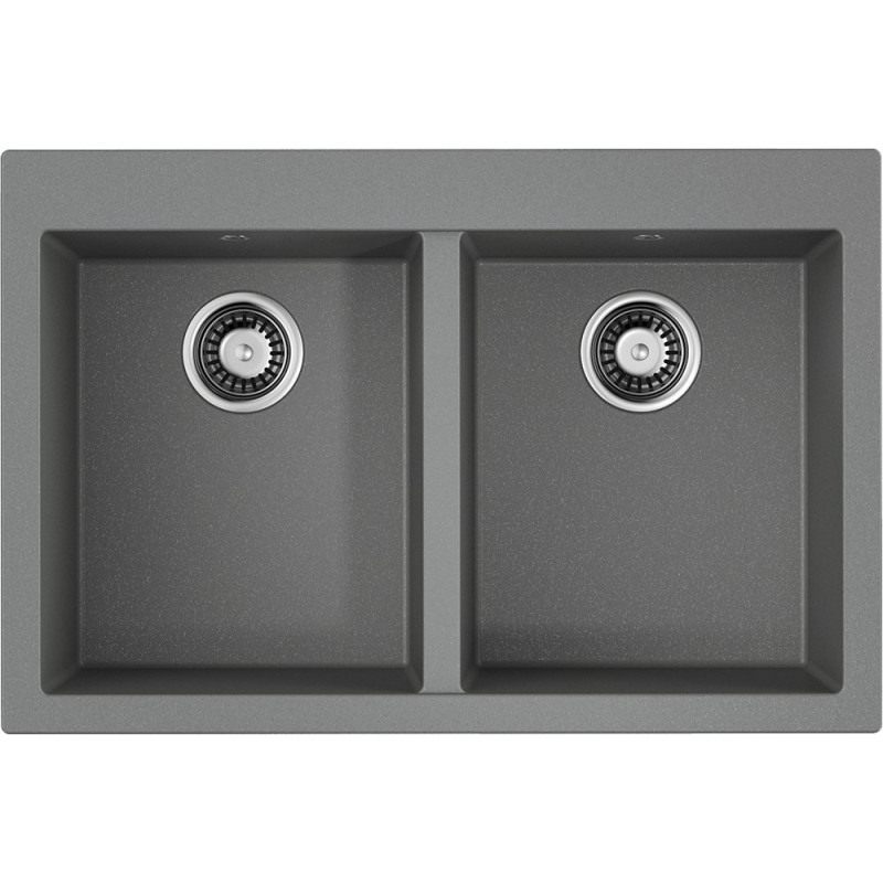 Мойка кухонная Omoikiri Bosen 80-2-GR leningrad grey