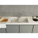 Мойка кухонная Omoikiri Kitagawa 83-2-U-WH белая