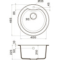 Мойка кухонная Omoikiri Yasugata 48R-GR leningrad grey