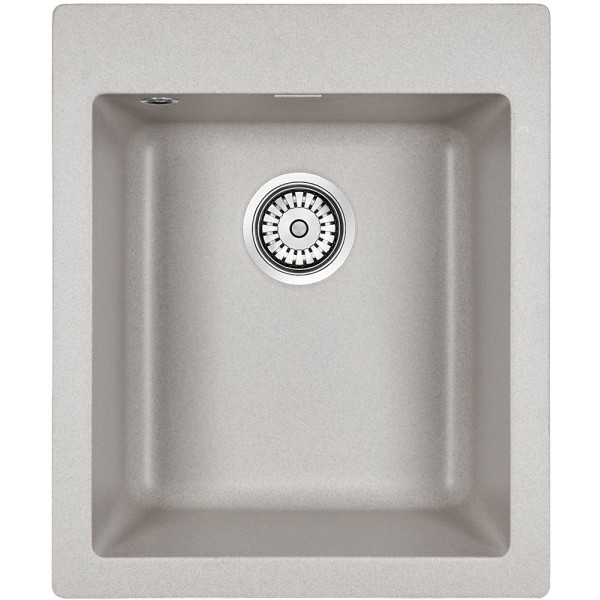 Мойка кухонная Paulmark Leer PM104249-GR серый