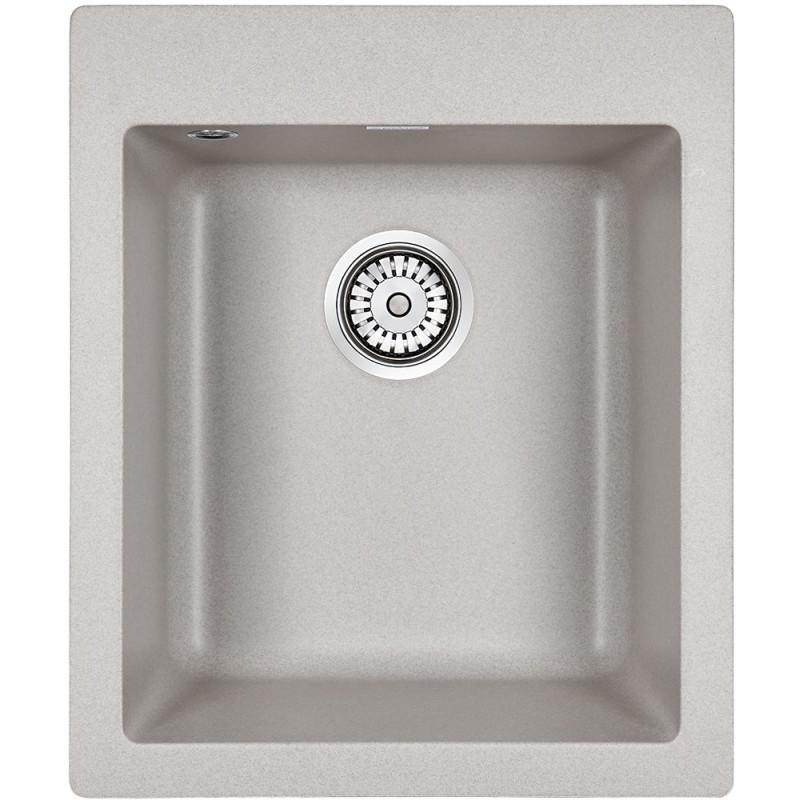 Мойка кухонная Paulmark Leer PM104249-GR серый