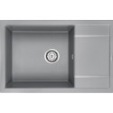 Мойка кухонная Paulmark PM317850-GRM серый металлик