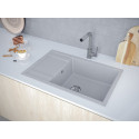 Мойка кухонная Paulmark PM317850-GRM серый металлик