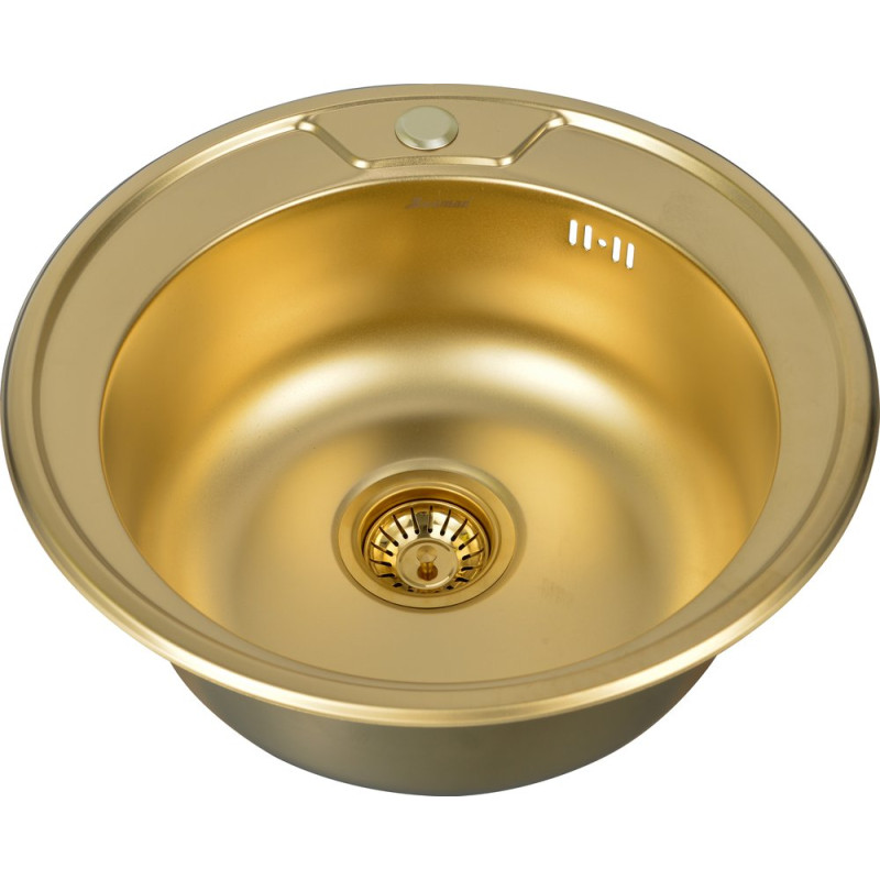 Мойка кухонная Seaman Eco Wien SWT-490-Antique gold matt