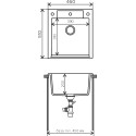 Мойка кухонная Tolero Classic R-117/001 серый металлик