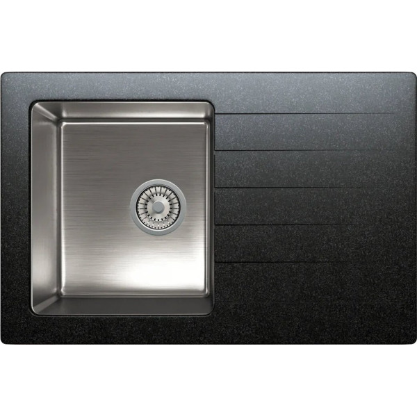 Мойка кухонная Tolero Twist TTS-760 № 911 черная