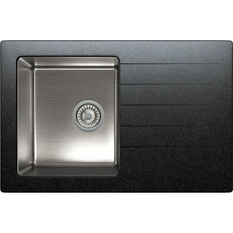 Мойка кухонная Tolero Twist TTS-760 № 911 черная
