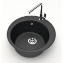 Мойка кухонная ZETT lab. T030Q004 черная