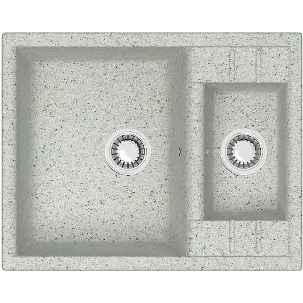 Мойка кухонная ZETT lab. T190Q010 светло-серая