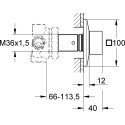 Переключатель потоков Grohe Allure Brilliant 19798000 на три потребителя