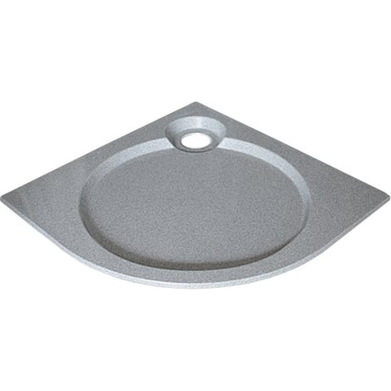 Поддон для душа GuteWetter Deluxe 100x100x2 R серый