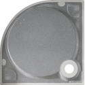 Поддон для душа GuteWetter Deluxe 100x100x2 R серый
