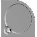 Поддон для душа GuteWetter Deluxe 100x100x2 R серый
