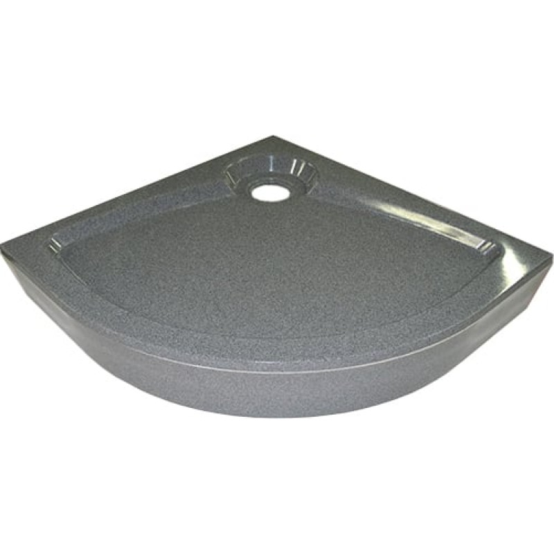 Поддон для душа GuteWetter Deluxe 80x80x16 R серый