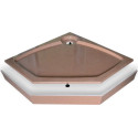 Поддон для душа GuteWetter Deluxe 90x90x16 P терракот