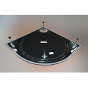 Поддон для душа GuteWetter Deluxe 90x90x16 R черный