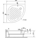 Поддон для душа RGW BP/CL-S-A 80x80
