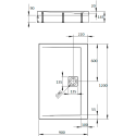 Поддон для душа Radaway Argos D 120x90