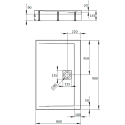 Поддон для душа Radaway Argos D 90x80