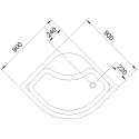 Поддон для душа Royal Bath RB 90BK