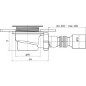 Поддон для душа STWORKI Эстерсунд 140x90 белый камень, с сифоном