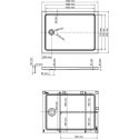 Поддон для душа Wasserkraft Amper 29T 120x90 см