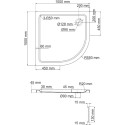 Поддон для душа Wasserkraft Isen 26T23 100x100 см