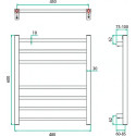 Полотенцесушитель электрический Grota Eco Classic 48x60