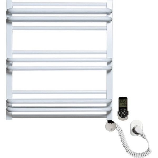 Полотенцесушитель электрический Luxrad Regular G Plus 064085 60х53 R, белый, терморегулятор selmo smart programm с пультом