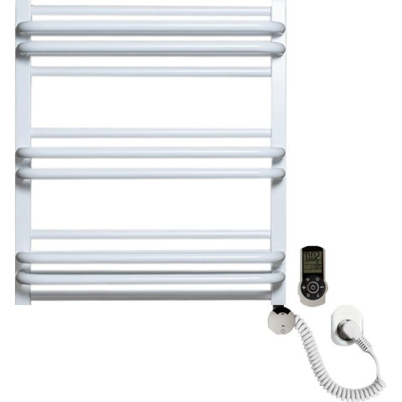Полотенцесушитель электрический Luxrad Regular G Plus 064085 60х53 R, белый, терморегулятор selmo smart programm с пультом