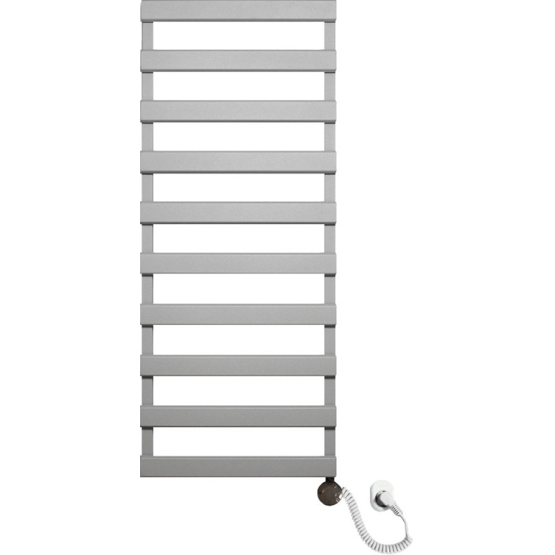 Полотенцесушитель электрический Luxrad Scala New 065477 123х50 R, серый, терморегулятор selmo smart