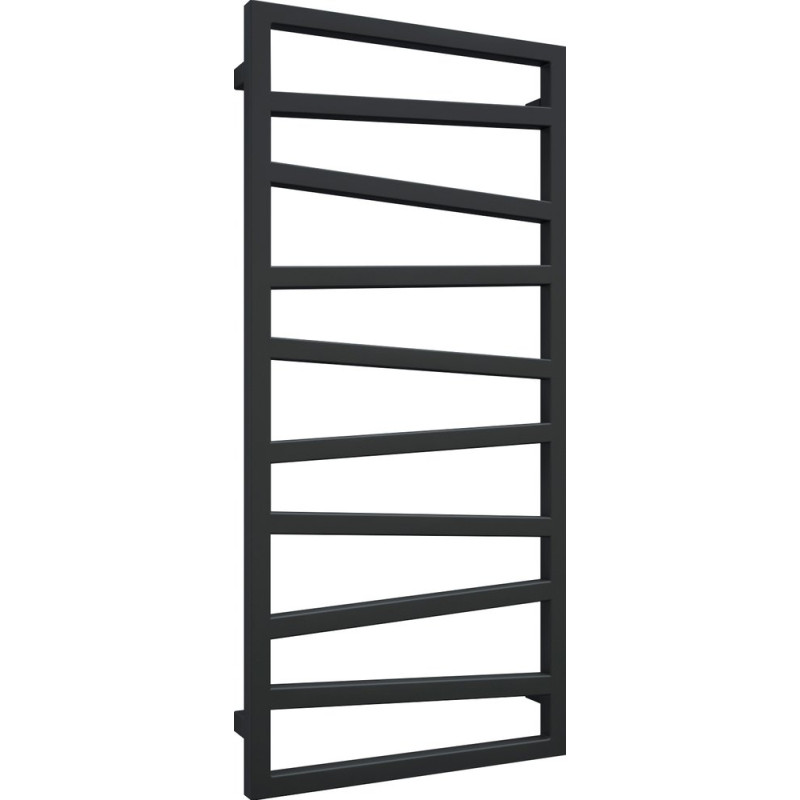 Полотенцесушитель электрический Terma Zigzag 50x107, черный матовый