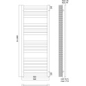 Полотенцесушитель электрический Terminus Грета П18 500*1400