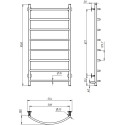 Полотенцесушитель электрический Тругор Пэк 5 100x50