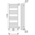 Полотенцесушитель водяной Terminus Аврора П27 500*1386