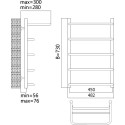 Полотенцесушитель водяной Terminus Полка П5 450x696