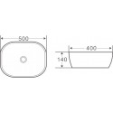 Раковина BelBagno BB1302-H301