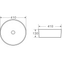 Раковина BelBagno BB1315-H301 черная матовая