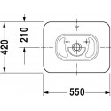 Раковина Duravit Bacino 0334520000