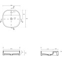 Раковина Galassia SmartB 7403 45x45