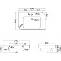 Раковина Jaquar Alive ALS-WHT-85601