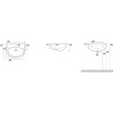 Раковина Kerasan Aquatech 374001 70 см